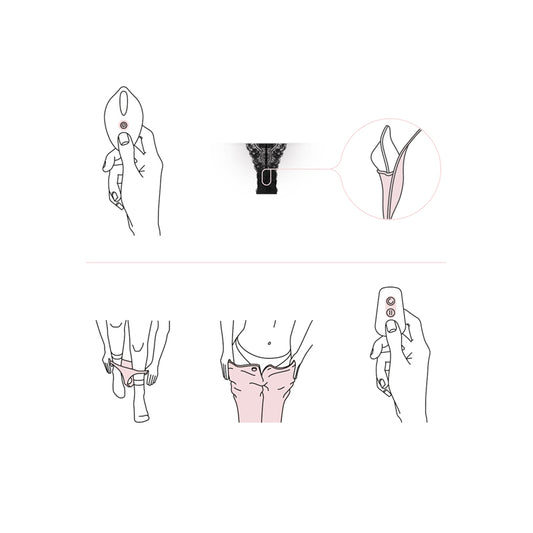 Sexy underwear remote control vibrator