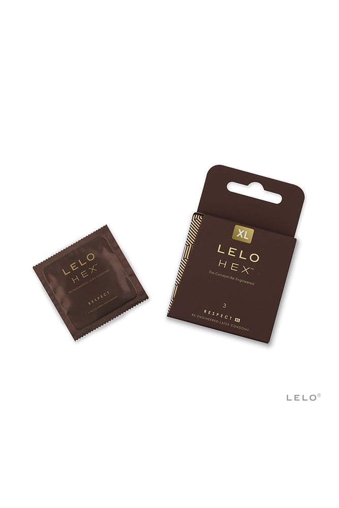 LELO HEX Respect Ultra Thin XL Condom-58cm (Pack of 12)