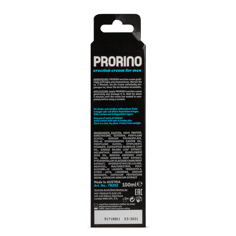 Prorino erectile cream from Germany 