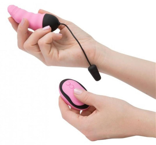 Vibrating tongue remote control vibrator