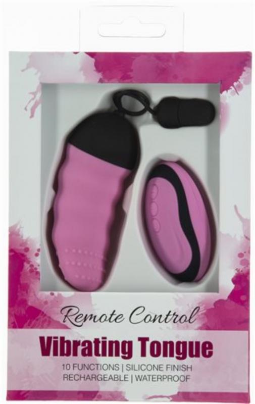 Vibrating tongue remote control vibrator