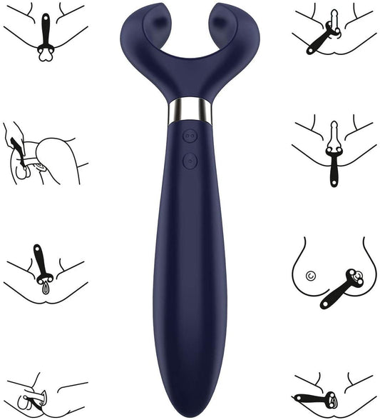 Multi-fun 3rd generation - multifunctional Y-shape double vibrator