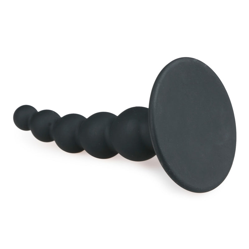 Flat Bottom Flexible Ribbed Anal Plug