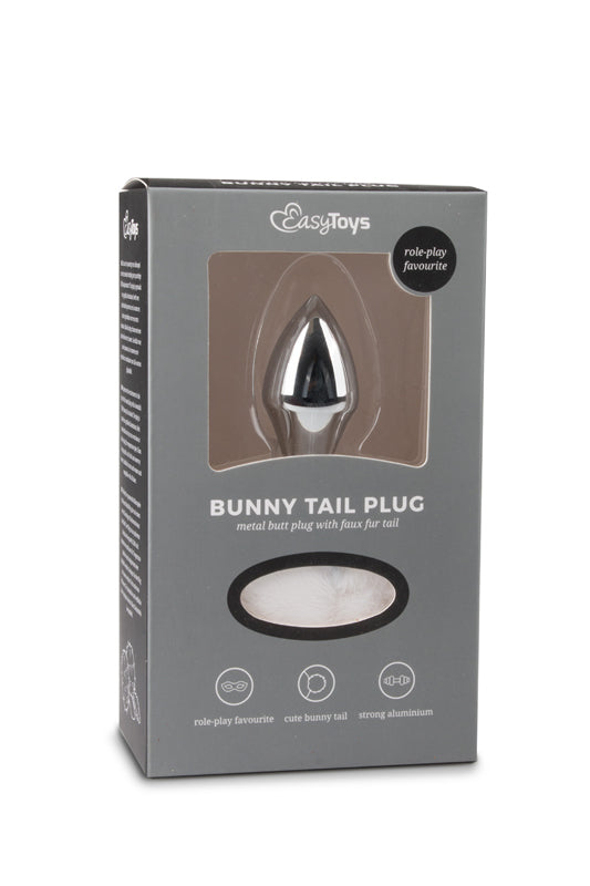 Aluminum alloy smooth rabbit tail anal plug