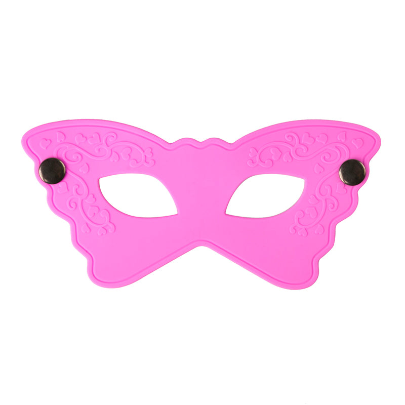 Silicone pink face mask (elastic headband) 