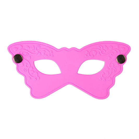 Silicone pink face mask (elastic headband) 