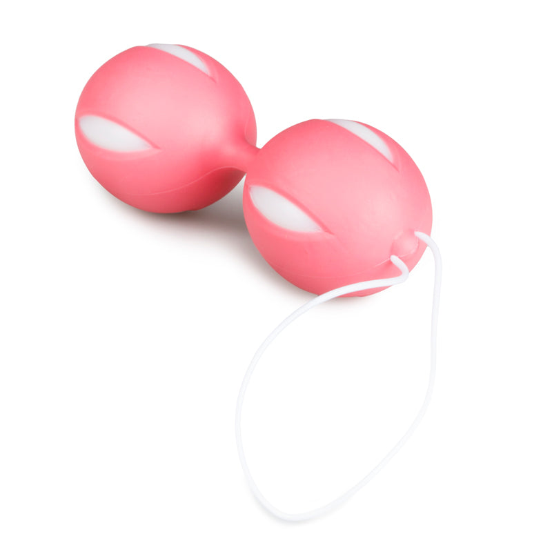 Double ball shrinking vaginal ball