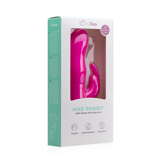 Flexible Soft Rabbit Vibrator - Pink 