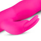 Flexible Soft Rabbit Vibrator - Pink 