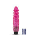 Jelly vibrator - pink glitter 